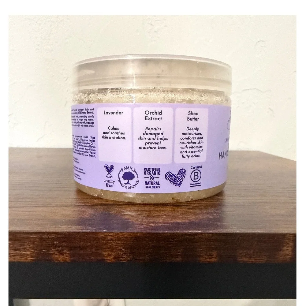 SheaMoisture Lavender & Wild Orchid Calming Hand & Body Scrub 12oz 3-Pack Bundle